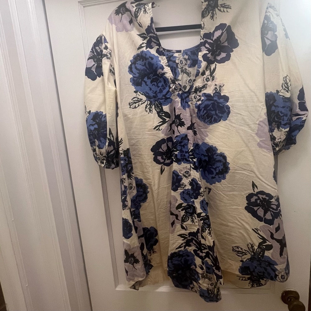 Free People floral mini dress, worn once